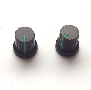 【マグネット】シンセツマミ型マグネット 黒×緑　 Synth Knob Magnet SKM