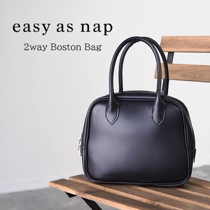 【easy as nap】【2021春夏新作】ミニスクエアボストンバッグ