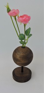 Single Flower Vase PIKO III Japanese Walnut