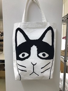 Disposal item Cat Hand Towel Tote Bag Made in Japan