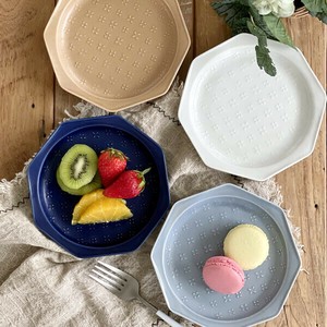 小花レリーフ15.5cmプレート【中皿 日本製 美濃焼】