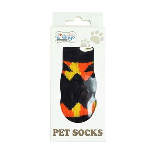 Dog Clothes Socks Halloween L M 4-pairs