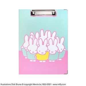 【ウサギ】【ナース雑貨】クリップボードプラス ミッフィー　エール　ピンク