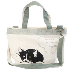 Lunch Tote Chihuahua Shoulder Attached Walk Mini Bag Series