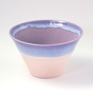 美浓烧 小钵碗 陶器 餐具 粉色 粉彩 日本制造