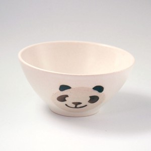 Animal Face Kids Panda Bear Mino Ware Pottery Plates Made in Japan