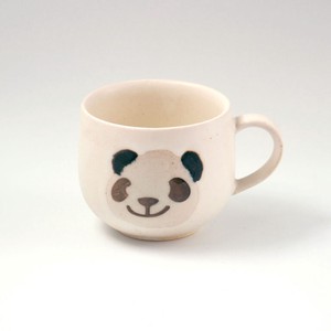 Animal Face Mug Panda Bear Mino Ware Pottery Plates Made in Japan