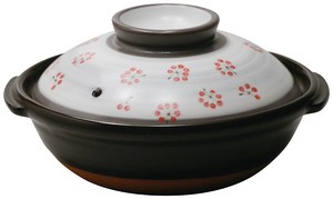 赤の実 京型6号鍋【日本製・萬古焼】