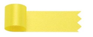 ラッピングリボン　グレース　黄　12mm幅
