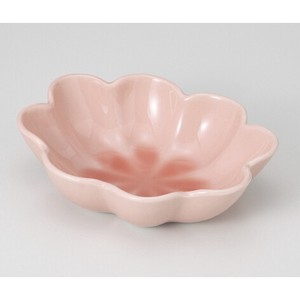 美浓烧 小钵碗 餐具 粉色 日本制造