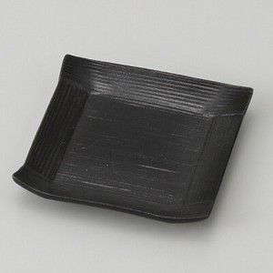 Mino ware Small Plate Small Jet Black Made in Japan