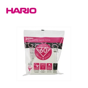 2021リニューアル『HARIO』V60ペーパーフィルター01 W 100枚袋入り VCF-01-100W+ HARIO (ハリオ）