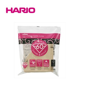 2021リニューアル『HARIO』V60ペーパーフィルター02 M 100枚袋入り VCF-02-100M+ HARIO (ハリオ）