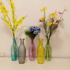 33色付きの透明なガラスの花瓶0622#STL703
