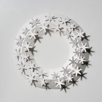Ornament Wreath Gift Flower Size M Made in Japan