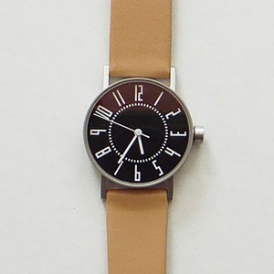 Clock/Watch Watch 30 mm Beige Belt Wrist Watch Men's Ladies Made in Japan