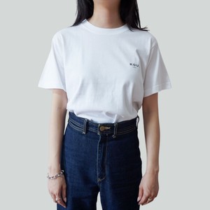 LOGO WHITE SH White Premium Short Sleeve T-shirt