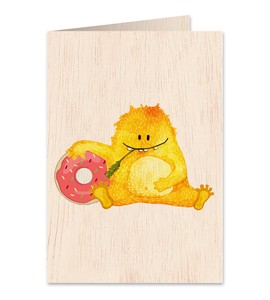 Greeting Card Doughnut