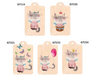 Little Natural Wood 100 Gift Cat
