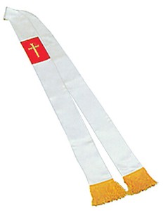 教会ストールレッド十字架