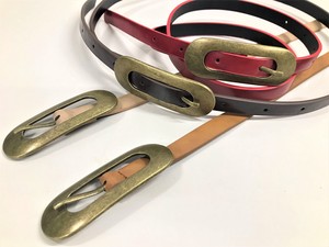 15 mm Oval Long Buckle Belt 9 4 Colors
