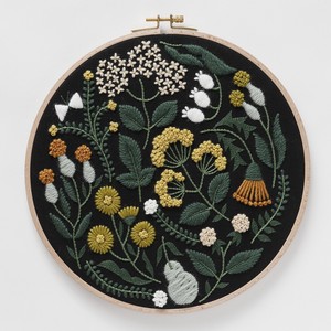 Yumiko HIGUCHI Embroidery Kit "YELLOW WILD FLOWERS" Craft Materials