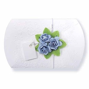 Gift Box Blue Flower Mini