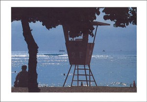 ポストカード サマーカード 「海の景色」 カラ—写真 海 暑中見舞い
