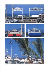ポストカード サマーカード「船の写真」 カラー写真 海 暑中見舞い