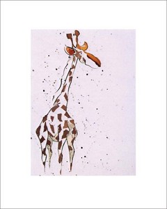 Poster Giraffe 240 x 300mm
