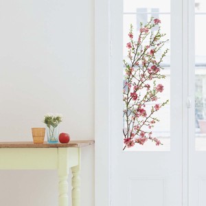 ウィンドウステッカーL（ステッカータイプ） 「梅」 窓ガラス 透明シート 木 花 植物