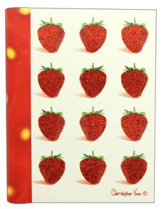 Notebook Cover-Notebook Strawberry Rings Stationery