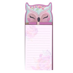 Memo Pad Memo Pad Notebook Owl Lucky Charm Owls Stationery Ballpoint Pen