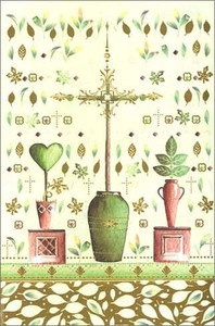 グリーティングカード 多目的 「緑の植物」