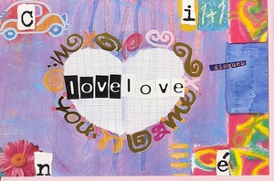 Greeting Card Love Message Card