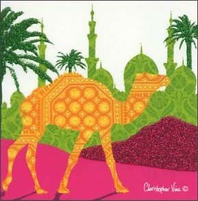 Greeting Card Design Camel
