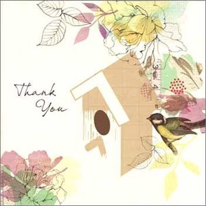 Greeting Card Multipurpose Thank You Thank you Flower