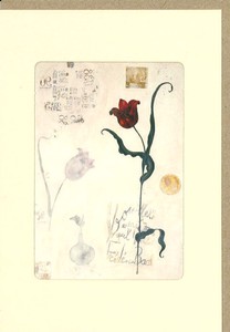 Greeting Card Series Flower Tulips
