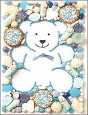 Greeting Card Mini Teddy Bear