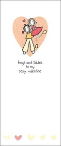 グリーティングカード バレンタイン「抱き合う恋人」 カップル