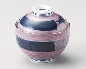 【数量・期間限定セール品】刷毛紫和釉円菓子碗（小）