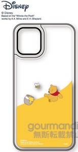 ディズニーキャラクター iPhone  12 mini 対応ぷかぷかウォーターケース くまのプーさん DN-822B