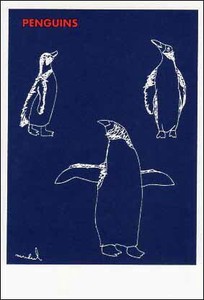 ポストカード イラスト Mデザイン「ペンギン」