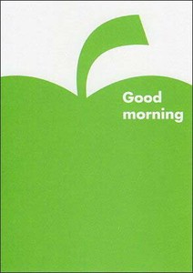 ポストカード その他 Mデザイン「おはようグリーンアップル」