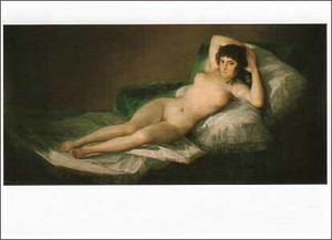 ポストカード アート ゴヤ「裸のマハ」