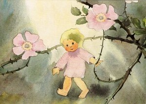 ポストカード アート ウェーバー「バラの木」