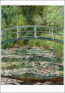 ポストカード アート モネ「睡蓮の池と橋」