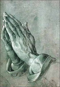 ポストカード アート デューラー「祈りの手」