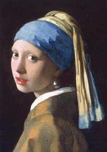 ポストカード アート フェルメール「真珠の耳飾りの少女」