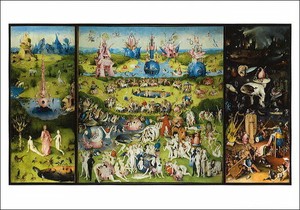 ポストカード アート ヒエロニムス・ボス「快楽の園/全体図」絵画/カラーオランダ